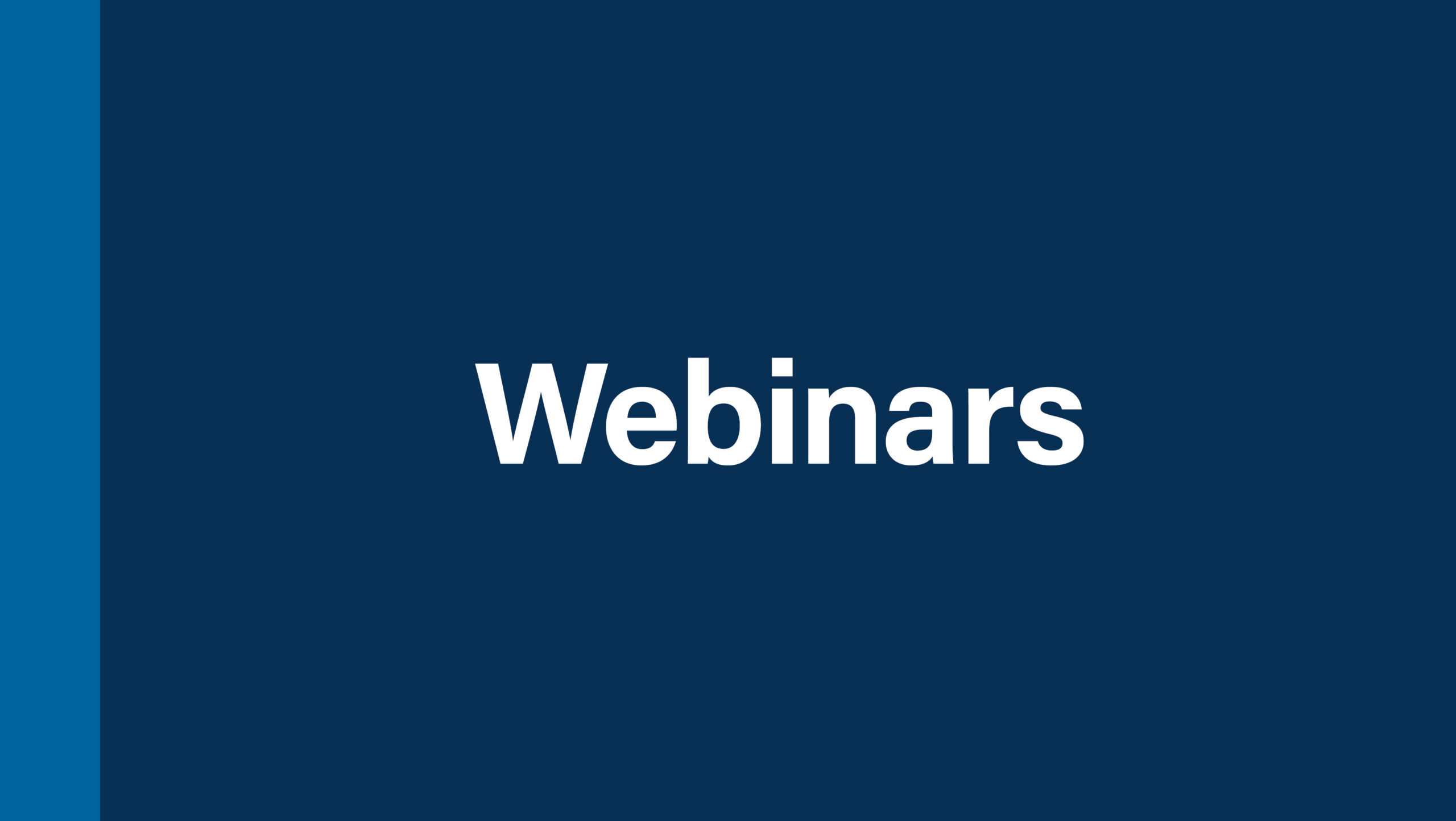 Webinars Website Graphic for Professional Development grid